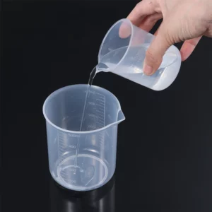 1/4Pcs 50/150/250/500ml Plastic Measuring Cup for Laboratory Beaker Graduated Mug Kitchen Baking Supplies Measurement Tool - Image 2