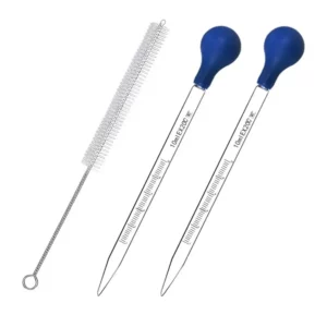 2Pcs Clear Glass Graduated Pipette with 1Pc Cleaning Brush Measuring Dropping Pipet 10ml Dropping Pipettors - Image 5