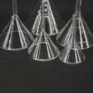 30mm/40mm/50mm/60mm/75mm/90mm/100mm/120mm Miniature Lab Glass Funnel Borosilicate Glassware Triangle Funnel - Image 2