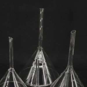 30mm/40mm/50mm/60mm/75mm/90mm/100mm/120mm Miniature Lab Glass Funnel Borosilicate Glassware Triangle Funnel - Image 3