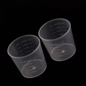 20pc 30ml Clear Plastic Liquid Measuring Cups Graduaeted Laboratory Test Cylinder With Scales For Resin Silicone Mold Tool - Image 4