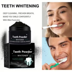 Teeth Whitening Powder,Natural Whitening and Deep Tooth Deep Cleaning Powder,Teeth Stain Remover,Natural Fresh Breath - Image 3