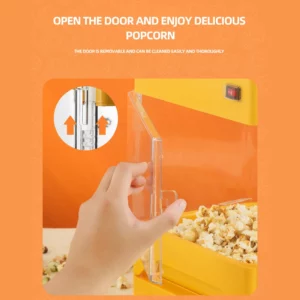 Household Oil-free Popcorn Maker Fully Automatic Popcorn Machine Pipoqueira Maszyna Do Popcornu - Image 3