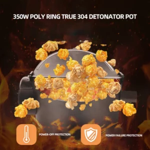 Household Oil-free Popcorn Maker Fully Automatic Popcorn Machine Pipoqueira Maszyna Do Popcornu - Image 5