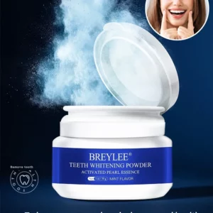 BREYLEE Pearl Teeth Whitening Tooth Powder Fresh Breath Stain Removal Gentle Cleansing Foam Oral Cleansing Care 30g - Image 7