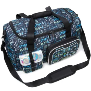 1PCS Travel Duffle Bag Weekender Overnight Bag Gym Tote Bag with Wet Pocket for Men Boys Workout Duffel Bag - Image 4