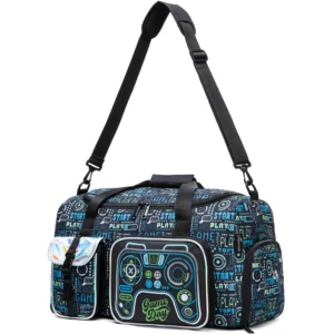 1PCS Travel Duffle Bag Weekender Overnight Bag Gym Tote Bag with Wet Pocket for Men Boys Workout Duffel Bag - Image 5