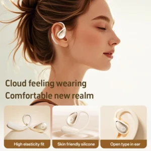 2026 New Ear-Hook AI Translation Headphones: High-definition audio, touch controls, LED battery indicator, suitable for sports. - Image 4