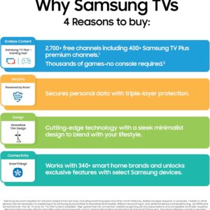 Samsung 43-Inch Class Crystal UHD U8000F 4K Smart TV (2025 Model) Endless Free Content, Crystal Processor 4K, MetalStream Design, Knox Security, Alexa Built-in - Image 7
