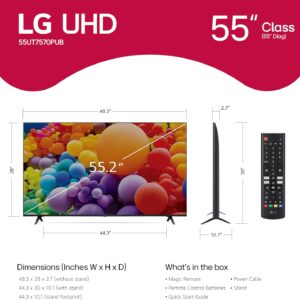 LG 55-Inch Class UT75 Series LED Smart TV 4K Processor Flat Screen AI-Powered with Alexa Built-in (55UT7570PUB, 2024) - Image 5