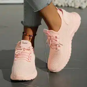2026 new fashion leisure sports single shoes wholesale cross-border factory trend fly weaving women shoes casual sneaker - Image 5