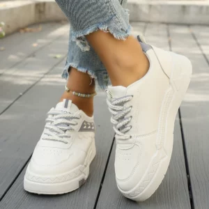 Spring / Autumn Elegant Round Head Strap Running Sports and Leisure Shoes Fashionable Best Selling New Comfortable Women's Shoes - Image 3