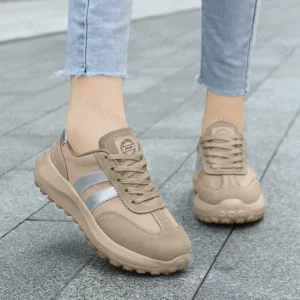 Women Casual Sports Shoes 2025 Autumn Comfortable Non Slip Outdoor Casual Shoes Soft Sole Retro Female Sneakers Zapatos Mujer - Image 3