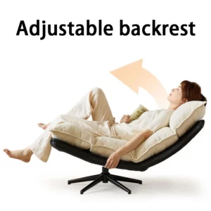 Portable Swivel Chaise Lounge Luxury Angle Adjustment Chairs Living Room Adult Rocking Backrest Chair Cheap Relax Furniture - Image 4