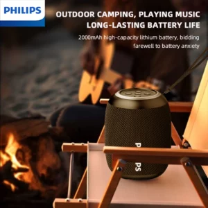 Philips TAS3109 Portable Bluetooth Speaker Home Desktop Subwoofer W/ 2000mAh Battery TWS Interconnection for Outdoor Camping - Image 6