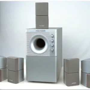 Microlab 5.1 Home Theatre System Blue Tooth Speakers Music System- X3BT 5.1 - Image 4