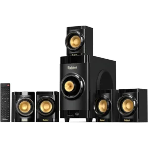 Small Subwoofer Home Theater for TV Surround System 5 Wired Speakers Amplifier 4 inch Woofer Built-in Receiver Support HDMI ARC - Image 1