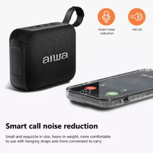 AH-17 Speaker Portable Speaker with Bluetooth 5.4, TWS True Wireless Stereo Outdoor IPX4 Waterproof Heavy Subwoofer, for Shower - Image 4