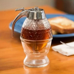 1pc Honey Dispenser with Stand Suitable for Syrups Sauces Multifunctional Kitchen Gadget Honey Jar Container Kitchen Accessories - Image 4