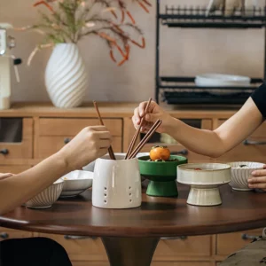 Simple Practical Chopstick Holder Kitchen Ceramic Craftsmanship Drain Storage Container Cross Knife Fork Spoon Chopstick Basket - Image 6