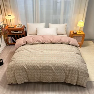 100% Cotton Duvet Cover 1Piece (No Pillowcase), Breathable Sanded Finish - Warm in Winter, Soft Quilt Cover with Zipper - Image 3