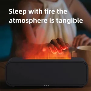 New Simulated Flame Aromatherapy Machine Remote Control 7-Color Lighting Timing Mute Humidification Household Perfume Dilator - Image 3