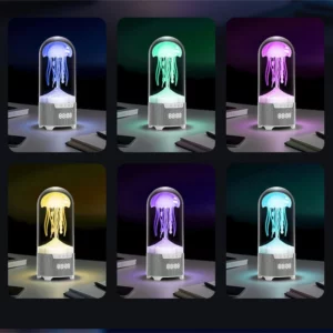 Colorful Jellyfish Blue Tooth Speaker LED Display Music Sports Jellyfish Audio Support TF Card For Home Office Birthday Gifts - Image 5