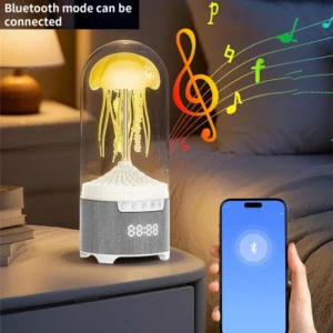 Colorful Jellyfish Blue Tooth Speaker LED Display Music Sports Jellyfish Audio Support TF Card For Home Office Birthday Gifts - Image 6