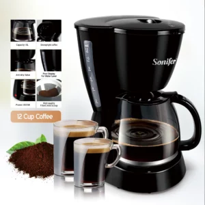 1.5L Electric Drip Coffee Maker 800W Household Coffee Machine 15 Cup Tea Coffee Pot Milk Coffee Maker for Gift 220V Sonifer - Image 3