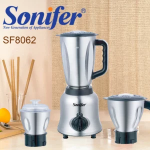 3 in 1 Blender&Meat Grinder&Juicer&Grinding Stainless Steel Kitchen Mixer Fruit Food Processor Ice Smoothies BPA Free Sonifer - Image 5