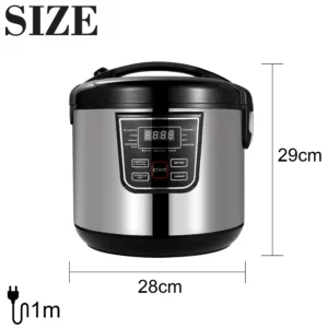 5L Electric Rice Cooker 900W Multifunctional Cooker Non-stick Smart Household Steamed Rice Pot Make Porridge Soup Sonifer - Image 6