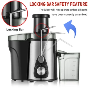 Juicers 2 Speed Stainless Steel Electric Juice Extractor Fruit Drinking Machine for 220V Home Sonifer - Image 5