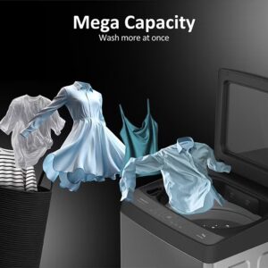 9KG Top Loading Washing Machine WT3K9022UT, iBubble Clean, Monolith Design, Aqua Save, Soak Function, PureFlat Lid, Mega Capacity, Magic Filter, Quick Wash, Air Dry WT3K9022UT Titanium Gray - Image 3