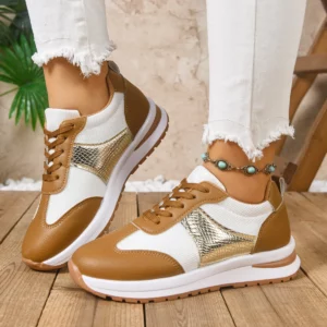 Women Sneakers Lightweight Fashion Sneakers Women Comfort Non Slip Casual Sports Shoes Woman Mesh Breathable Platform Shoes - Image 1