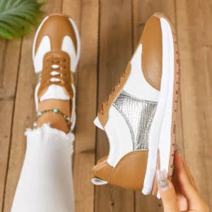 Women Sneakers Lightweight Fashion Sneakers Women Comfort Non Slip Casual Sports Shoes Woman Mesh Breathable Platform Shoes - Image 3