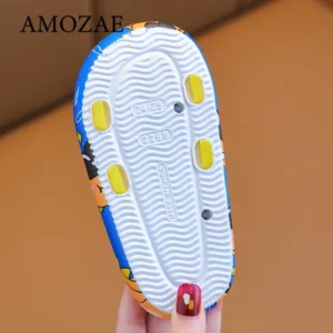 Children's Slippers Kids Summer Girls Cartoon Dinosaur Non-Slip Soft Soles For Children Indoor Home Boys Toddler Baby Sandals - Image 5