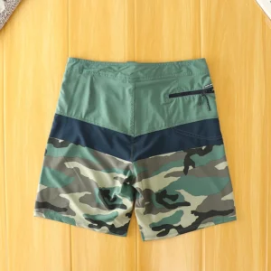 Summer Camouflage Shorts Casual Elastance Men's Kness Length Shorts Waterproof Breathable Sport Man Quick-drying Beach Pants - Image 2