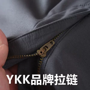 2277# Spring Autumn New American Retro Chino Casual Pants Men's Simple 97% Cotton Washed Micro Elastic Thick Straight Trousers - Image 6