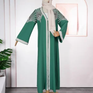 Abayas For Women Dubai African Muslim Fashion Dress Caftan Marocain Evening Party Dresses Satin Boubou Robe Djellaba Femme 2025 - Image 5