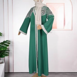 Abayas For Women Dubai African Muslim Fashion Dress Caftan Marocain Evening Party Dresses Satin Boubou Robe Djellaba Femme 2025 - Image 4
