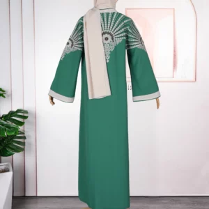 Abayas For Women Dubai African Muslim Fashion Dress Caftan Marocain Evening Party Dresses Satin Boubou Robe Djellaba Femme 2025 - Image 3