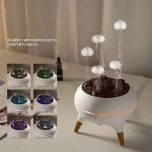 Dynamic Rainbow Jellyfish Essential Oil Fragrance Machine 250ml Essential Oil Diffuser Ultrasonic Porous Atomization Humidifier - Image 3