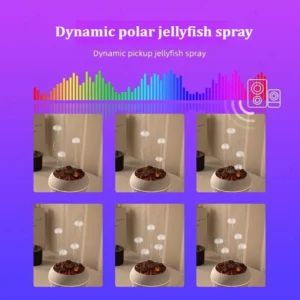 Dynamic Rainbow Jellyfish Essential Oil Fragrance Machine 250ml Essential Oil Diffuser Ultrasonic Porous Atomization Humidifier - Image 4