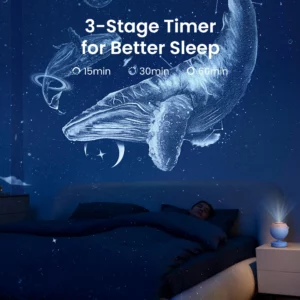 POCOCO Galaxy Projector Galaxy Light Projector Star Projector Night Light Lamp with High-Definition Soft Light for Children's - Image 4