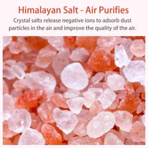 New Fireplace Humidifier Crystal Salt Rock Fire 7 Color Flame Lamp Aroma Volcano Air Humidifier Essential Oil Diffuser for Home - Image 4