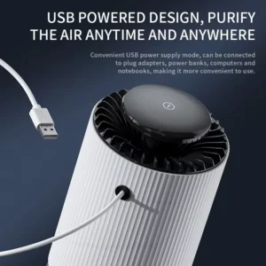 New Desktop Air Purifier Indoor Household Formaldehyde And Smoke Removal Purifier Fresh Air Deodorization Negative Ion Purifier - Image 5
