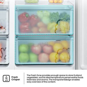 Hisense 670L Gross / 550L Net Capacity Side By Side Refrigerator, Total No Frost, Inverter, Multi Air Flow Super Cool RS3P725NAI Silver - Image 2