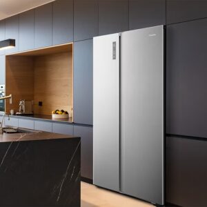 Hisense 670L Gross / 550L Net Capacity Side By Side Refrigerator, Total No Frost, Inverter, Multi Air Flow Super Cool RS3P725NAI Silver - Image 5