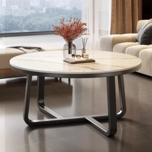 Rock board coffee table Minimally modern small-sized light luxury tea table combination apartment - Image 3