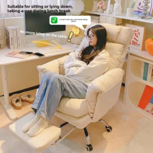 Lazy, Computer Chair, Home, Comfortable, Sedentary, Sofa Chair, Bedroom, Desk Chair, Sitting, Reclining, Office Chair - Image 4